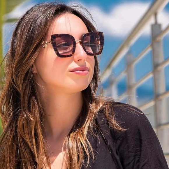 FENDIAcetate Metal F is Fendi FF Square Cat Eye Sunglasses FF